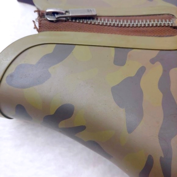 Lucky Brand Basel H20 Camoflage Pull On Rain Bootie Size 7M - Picture 13 of 16